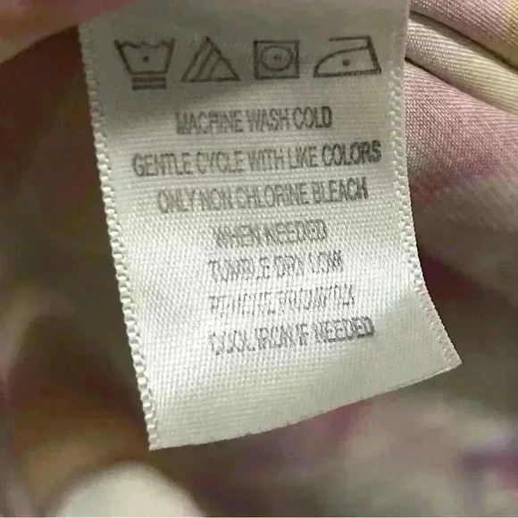 Linea Donatella Women’s Tie Dye Satin Full Length Maxi V Neck Slip Dress Size M - Picture 3 of 6